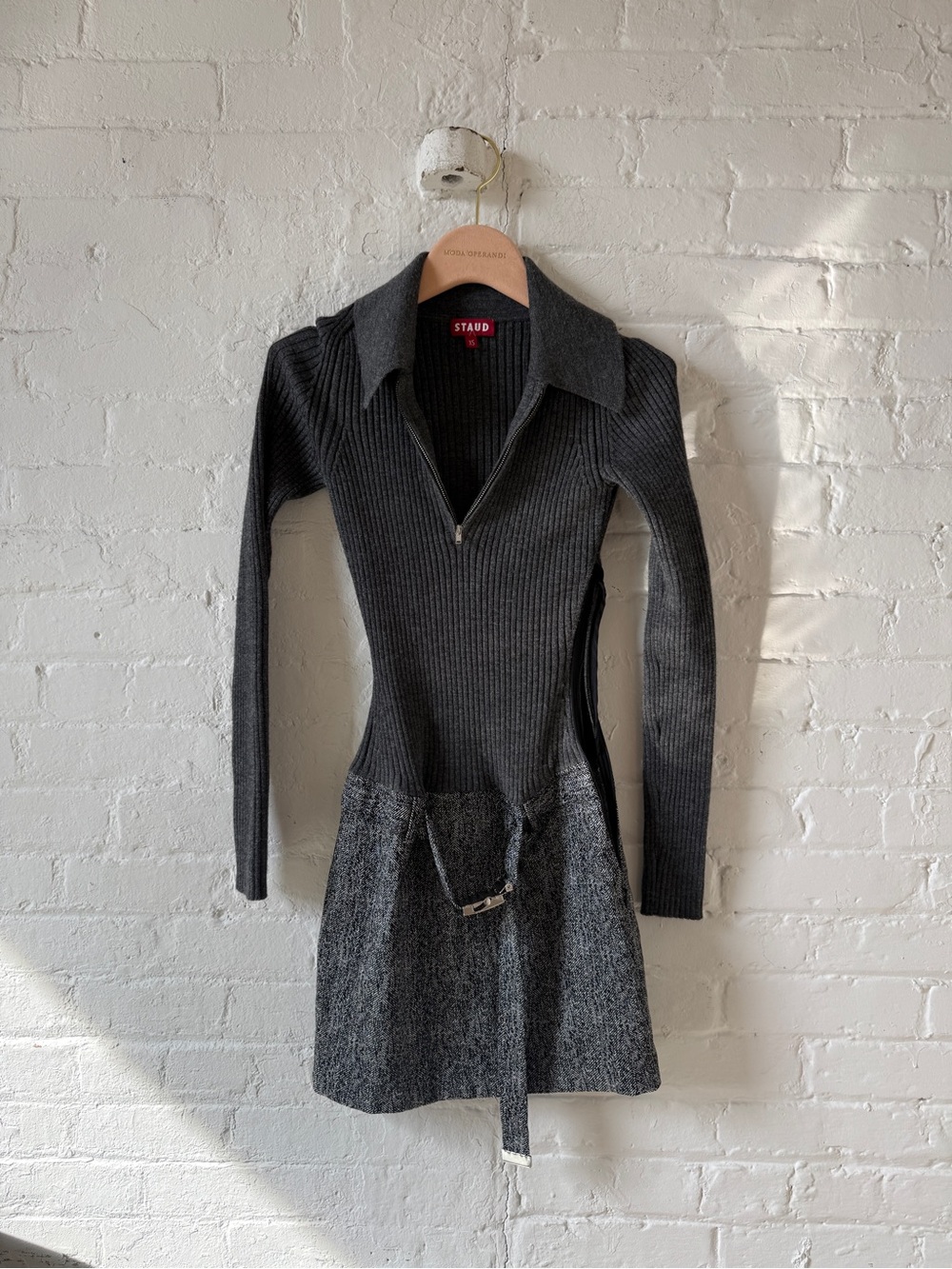 Staud Two-toned Gray Dress